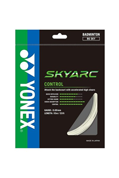 YONEX Skyarc Badminton Kordajı 0.69 mm / 10 M - Beyaz