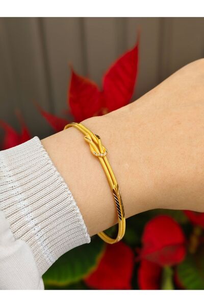 İdeal Sarraf 22 Ayar Altın Yatırımlık Ajda Düğüm Bilezik