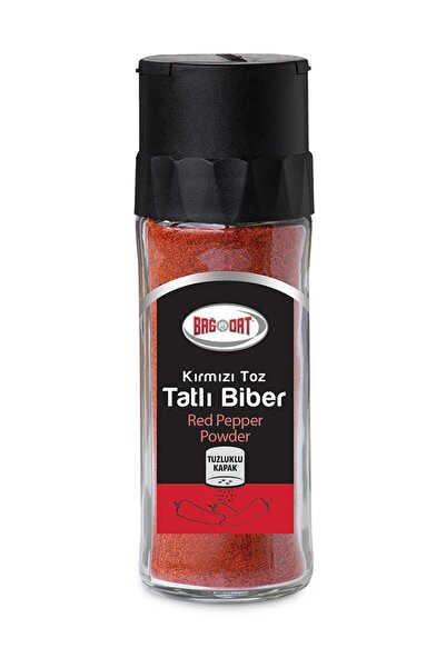 Bağdat Bağdat Kırmızı Toz Tatlı Biber Tuzluklu Cam 48 G