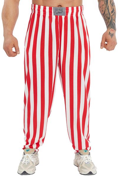 Big Sam Loose Fit Striped Cotton Sweatpants Gym Pants Big Sam 877