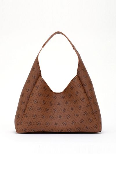 SHAKA Monogram Print Taba Shk19 Faux Leather, Snap Closure, Single Compartment, Makeup Bag, Hand, Arm and Shoulder Bag
