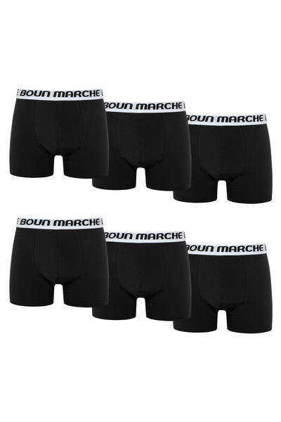 BOUN MARCHE Ανδρικά Boxer Lycra Premium Κουτί 6 τεμαχίων RODI