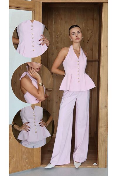 VUNTAL Flounced Vest Double Suit