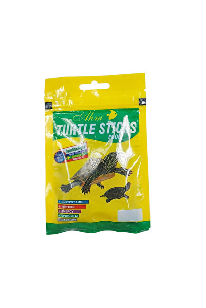 Ans Şeffaf Kutulu Kurutulmuş Gammarus Karides Kaplumbağa Ve Balık Yemi 20 gr Turtle Stick Yem Hediyeli