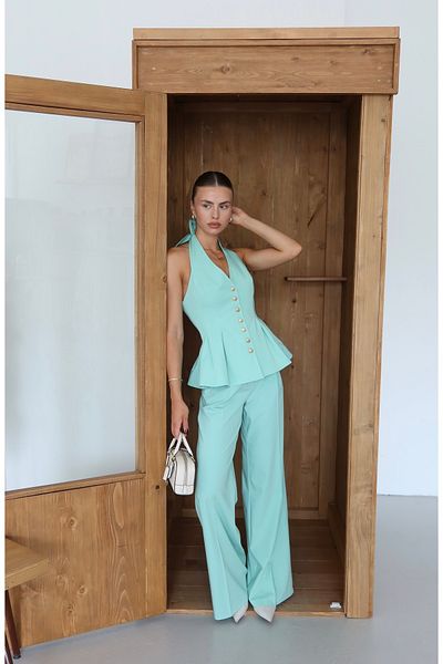 VUNTAL Flounced Vest Double Suit