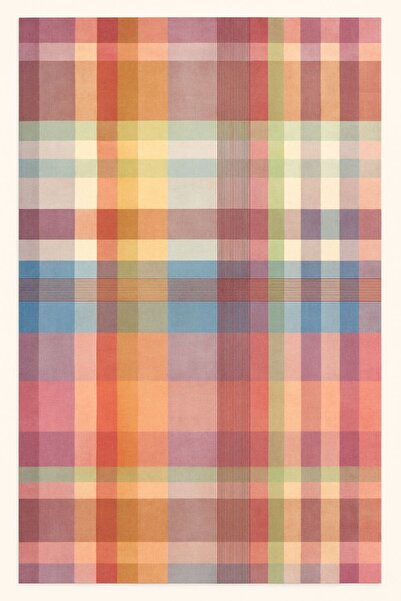 Rugs Modern Halı MOSSO Πολύχρωμο Καρό Υφαντό Χαλί με Μοντέρνο Διακοσμητικό Σχ...