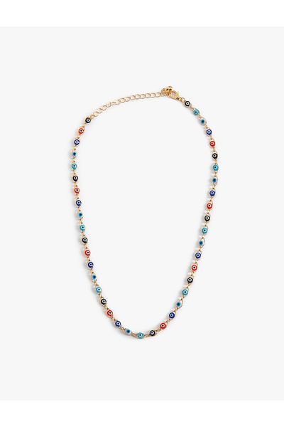 Koton Evil Eye Beaded Necklace