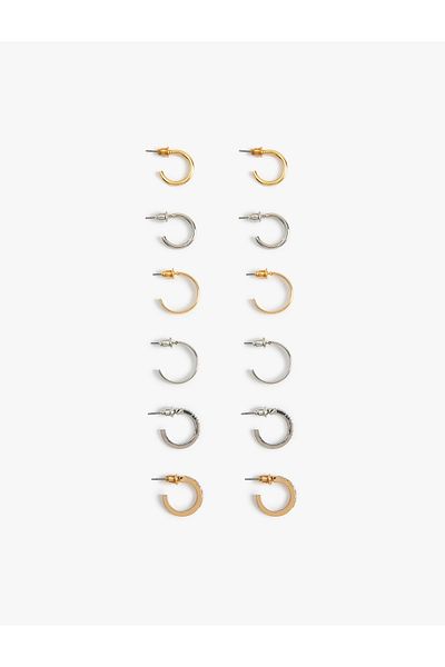 Koton 6-Piece Hoop Earrings Set