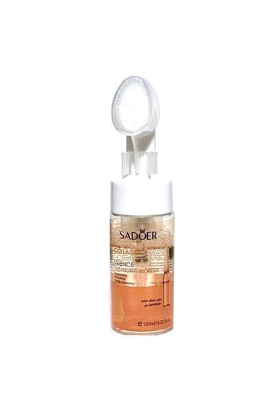 SADOER Sadour Foaming Cleanser with Silicone Brush for Skin Cleansing and Brightening with Collagen Extract - 120ml
