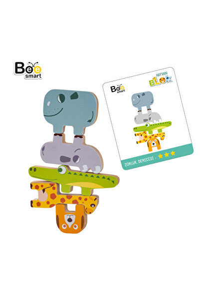 Bee Smart Hayvanlar Blok Çocuklar Için Öğretici Ve Eğlenceli Blok