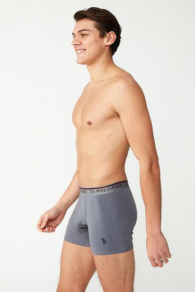 U.S. Polo Assn. Πόλο Ασν των ΗΠΑ. 80481 Ανδρικό Modal Boxer-ανθρακί