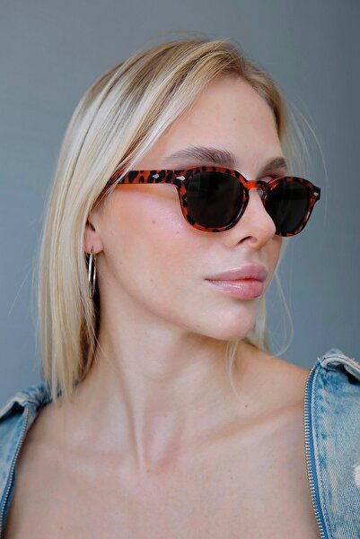 Bilge Karga Ryan Leopard Dark Green Güneş Gözlüğü