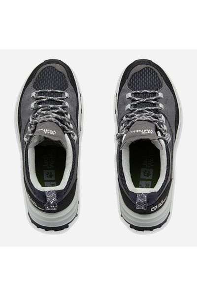 Jack Wolfskin Pantofi de exterior pentru femei Cyrox Texapore Low, albastru