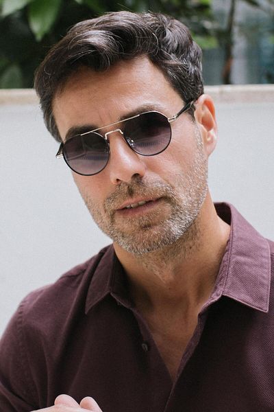 Bilge Karga Men's Sunglasses - Sakarca Black Silver Black Gradient