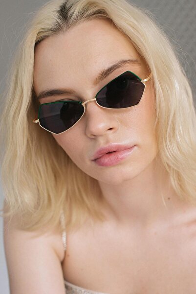 Bilge Karga Ağaçkakan Gold Green Black Güneş Gözlüğü