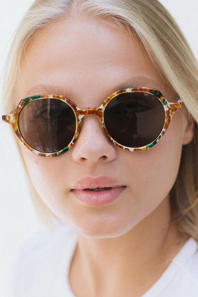 Bilge Karga Multicolor Brown Stork Sunglasses
