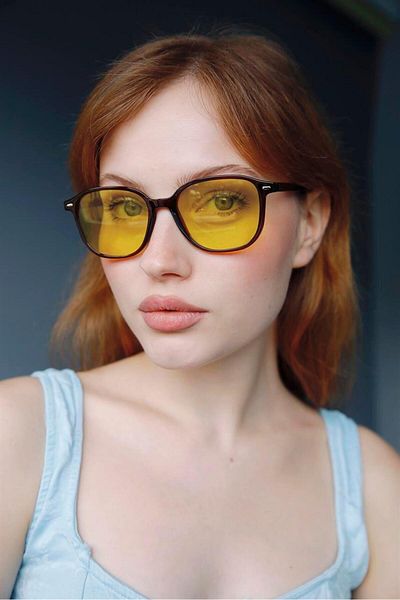 Bilge Karga Louis Brown Yellow Sunglasses