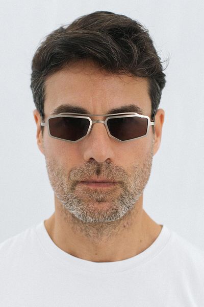 Bilge Karga Men's Sunglasses - Mist Silver Brown