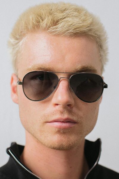 Bilge Karga Ethan Silver Black Men's Sunglasses