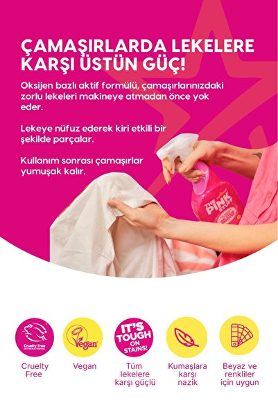 ThePinkStuff The Pink Stuff Mucizevi Oxi Leke Çıkarıcı Sprey 500 ml