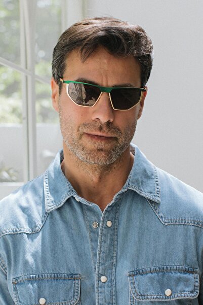 Bilge Karga Kasey Green Gold Green Erkek Güneş Gözlüğü