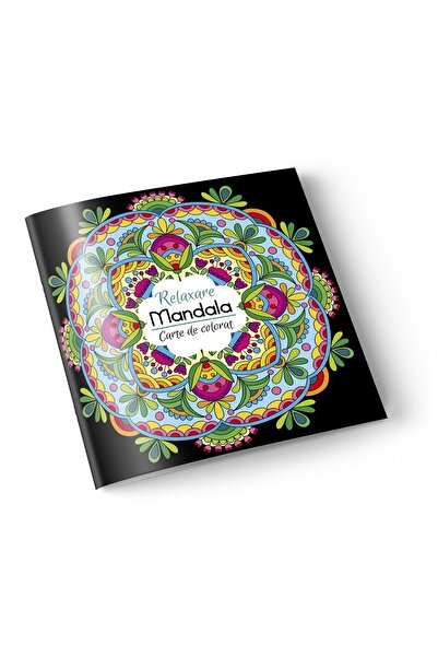 Libra Carte de colorat Mandala Relaxare, 20x20 cm, 24 pagini