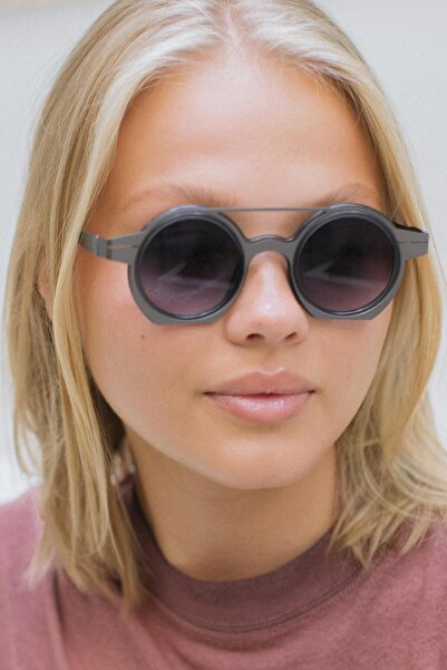 Bilge Karga Marcel Silver Black Gradient Sunglasses - Prose Colors