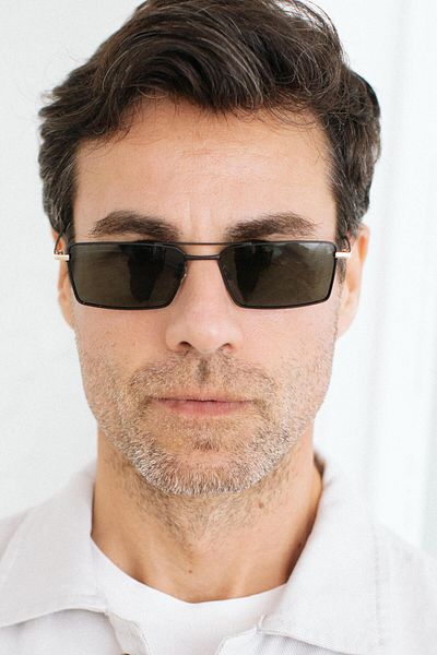Bilge Karga Eryka Gold Black Green Men's Sunglasses