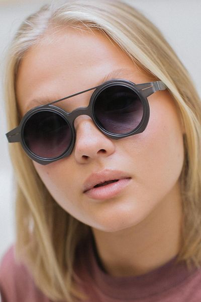Bilge Karga Marcel Silver Black Gradient Sunglasses - Prose Colors