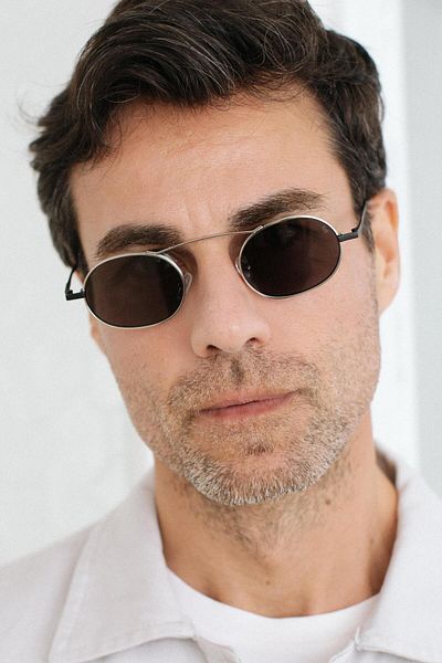 Bilge Karga Oliver New Silver Black Mens Sunglasses