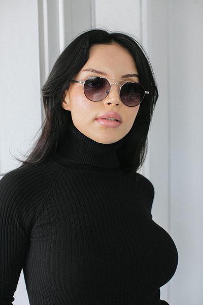 Bilge Karga Sakarca Black Silver Black Gradient Sunglasses