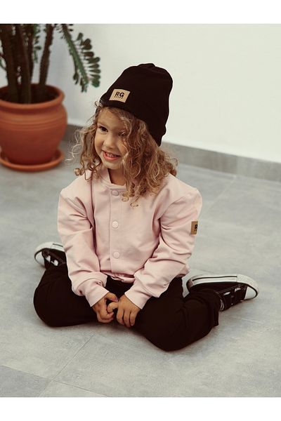rg kidsstore Unisex Snap Cardigan and Sweatpants Set for Kids