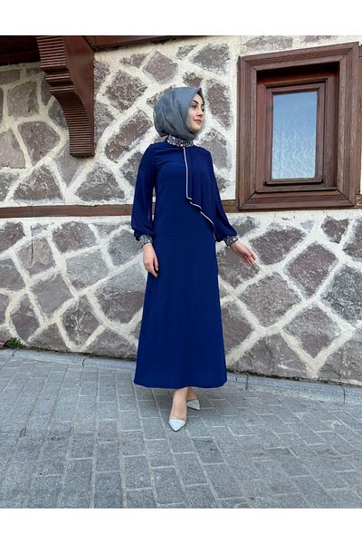 sümeyra το φόρεμα μας από κρεπ πέτρα