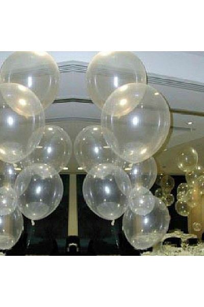 Pandoli Partidolu Transparent Solid Color Pearlescent Latex Balloon 10 Pieces