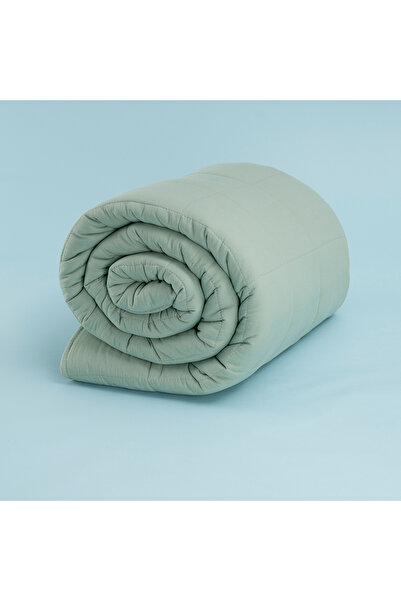 OTHELLO Easy to Use Single Pillow Mattresses and Quilt Set 170X230 cm Green - Egeo Life Series