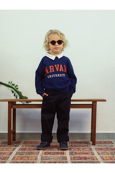 rg kidsstore Унисекс детски суитшърт - с щампа и бродерия