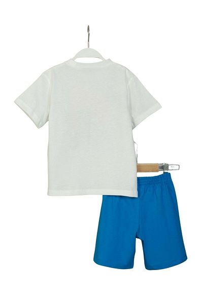ww waka waka kids store Skateboard Printed Boys' T-Shirt and Shorts Set
