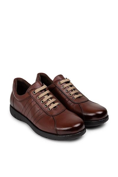 Deery Genuine Leather Copper Color Men's Casual Shoes
