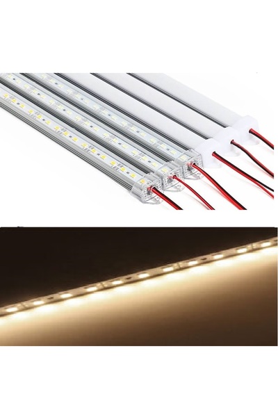 LEDX Digielektro Günışığı Barled Çubuk Led 18 Ledli 5730 Kasalı Şeffaf Kapak ...