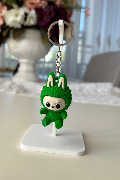 lina hobby Labubu Character Figure Keychain - Cute and Colorful Bag Ornament (5.5 X 3.2 cm) - Special Gift