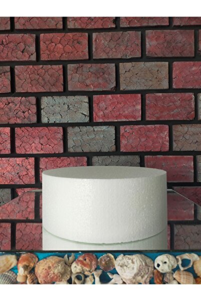 SBK Concept Strafor Maket Pasta Köpüğü 25cm Çap 10cm Yükseklik Tek Kat