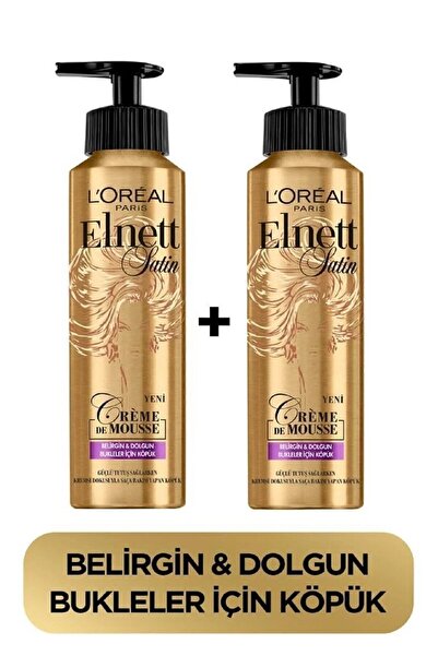 L'Oreal Paris Elnett Belirgin Ve Dolgun Bukleler Için Köpük 2'li Set Pktelbdbkopıset