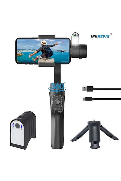 INOMEVIX Stabilizator imagine pentru telefon 3 Axe, INOMEVIX® F10 PRO MAX