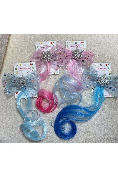 synshop Elsa Klips Toka Tüllü Kurdeleli Saç