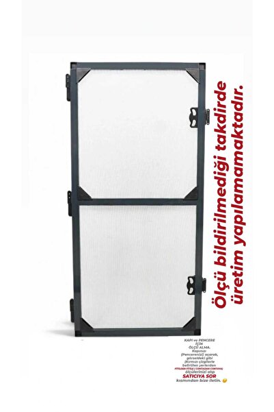 Van Aks Meşe Yapı MENTEŞELİ ANTRASİT GRİ RENK PENCERE- KAPI SİNEKLİĞİ ( 180 -...