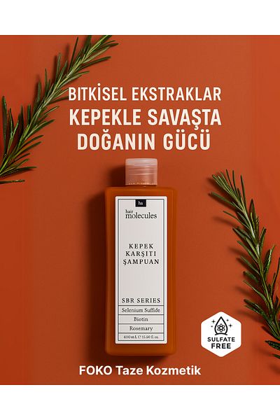 hair molecules Doa Kozmetik Sbr Series Anti-Dandruff Shampoo