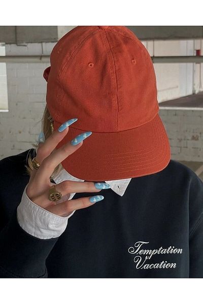 Goldmine Unisex Washable Vintage Basic Hat Salmon