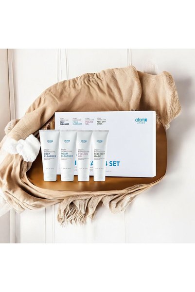 Atomy Evening Care 4'lü Akşam Bakım Seti - Spa Etkisinde Cilt Temizliği ve Bakımı