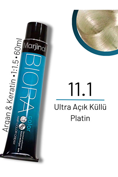 Marjinal Biora Saç Boyası - 11.1 Ultra Açık Küllü Platin