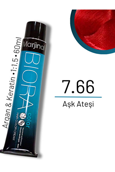 Marjinal Biora Saç Boyası - 7.66 Aşk Ateşi